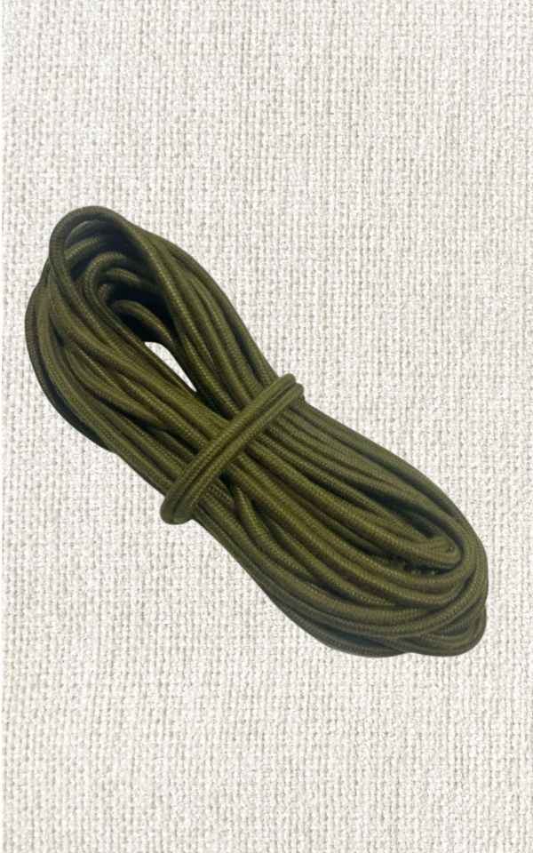 Cordão de Algodão Verde Oliva 6mm 25 metros