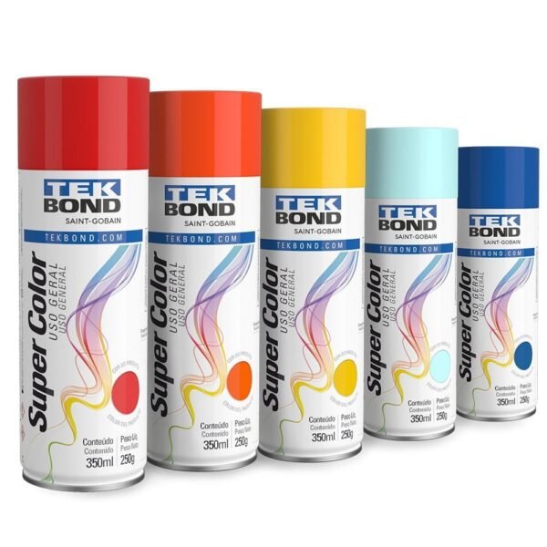 Tinta Aerosol Uso Geral Tek Bond Lata com 350ml