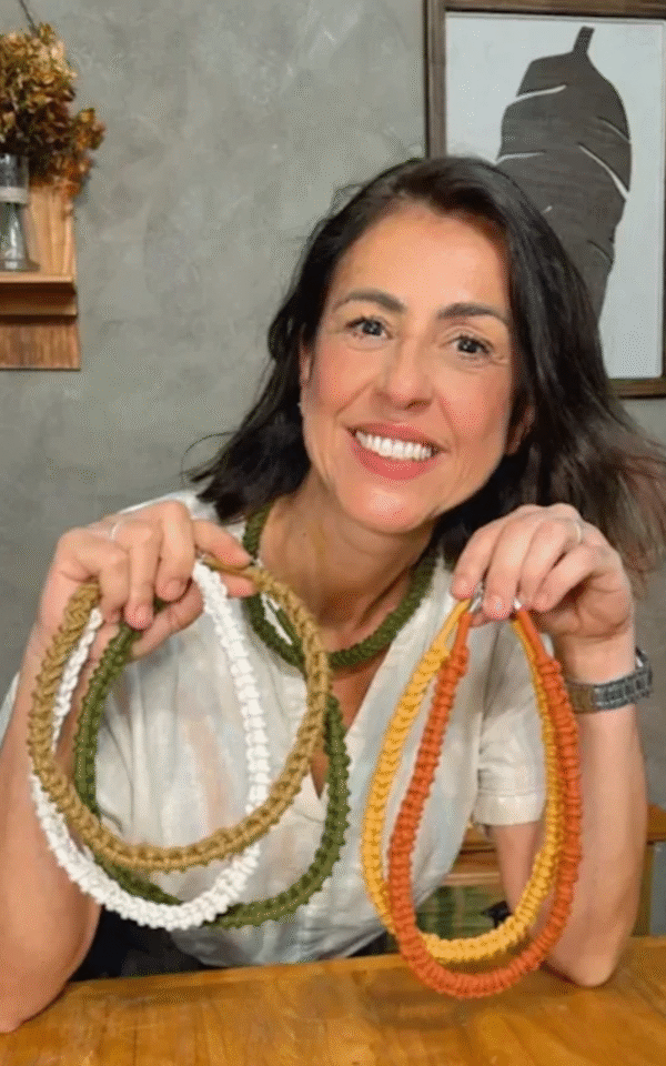 Kit Colar com Fio de Algodão