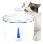 Bebedouro E Fonte De Água Automática Para Gatos - Kavju Branco