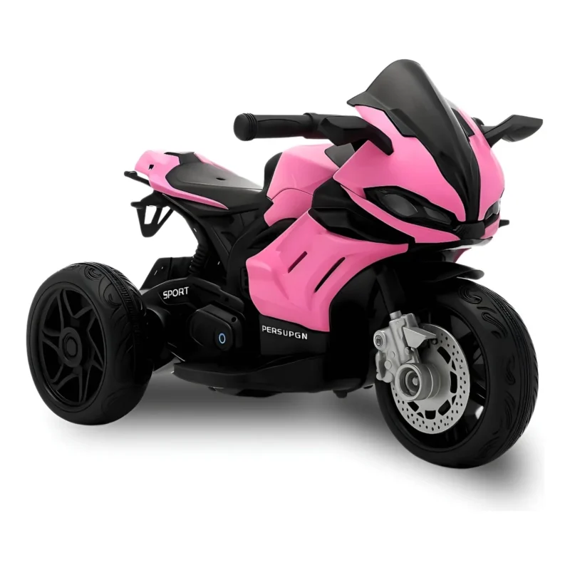 Brinqkids Brinquei Motinha Infantil Elétrica 6v Bateria 6v Rosa