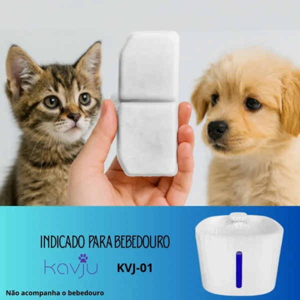 Filtros e Esponjas para Bebedouro Kavju Branco