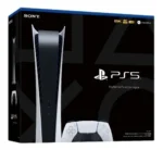 Sony Playstation 5 Digital Edition 825gb Branco E Preto