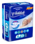 Fralda Geriátrica Tamanho G Vitalidade Senior Adulto C/ 50 Unidades
