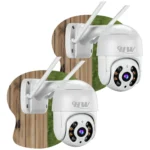 Kit 2câmera Ip Icsee Prova D'água Infravermelho Externa Wifi - HW