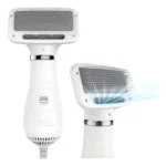 Secador Soprador Pet Para Banho E Tosa Escovar Pelos 2 Em 1 Branco 127v 300w