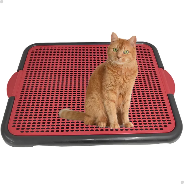 Bandeja Coletora De Areia Para Gato Tapete Coletor Gato 55cm Bandeja Coletora De Areia Para Gato Tapete Coletor Gato 55cm