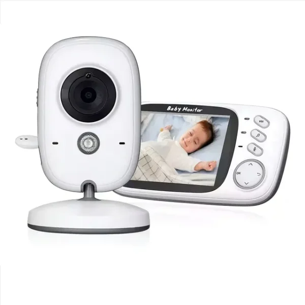 Baba Eletrônica Baby Monitor Vb603 Visão Noturna Dual Audio Cor Branco Estary Shop 127/220v
