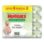 Pack Toalha Umedecida Disney Baby Huggies Max Clean Pacote 4 Unidades Leve Mais Pague Menos