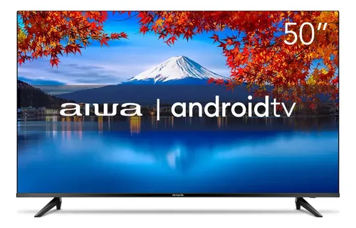 Smart Tv Aiwa 50 Android 4k Borda Ultrafina Hdr10 Dolby Áudio Aws-tv-50-bl-02-a