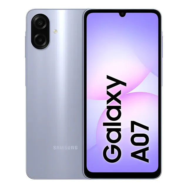 Samsung Galaxy A07 Dual Sim Violeta: Design e Performance