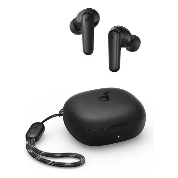 Fone De Ouvido Soundcore By Anker P20i Graves Poderosos E Impactantes Bluetooth 5.3 30h De Reprodução Resistência À Água 2 Mics Ia Para Chamadas Claras Personalização De Som Via App Cor Preto