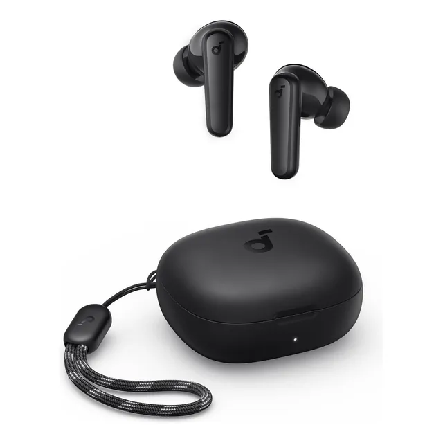 Fone De Ouvido Soundcore By Anker P20i Graves Poderosos E Impactantes Bluetooth 5.3 30h De Reprodução Resistência À Água 2 Mics Ia Para Chamadas Claras Personalização De Som Via App Cor Preto