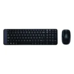 Logitech Mk220, Kit De Teclado E Mouse Sem Fio, Mouse Espanhol, Teclado Preto, Teclado Preto