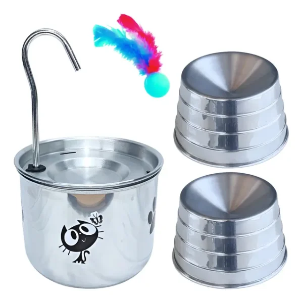 Bebedouro P/ Gato + 2 Comedouros Ergonômico 127/220v Prateado Vale a Pena? Review Completo 2026