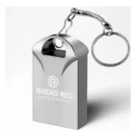 Pen Drive 128gb Mini Usb 2.0 Chaveiro Metalico Resistente Alta Velocidade Seguro Capacidade Ótima De Armazenamento Pc Notebook Rhead Red High End Studios Cor Prateado