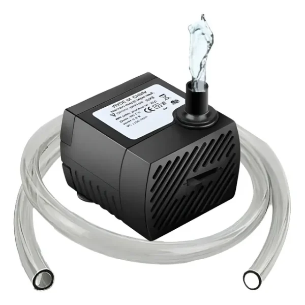 Motor Bomba Submersa Aquário Fontes Água Bivolt + Mangueira Bivolt