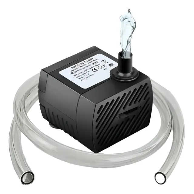 Motor Bomba Submersa Aquário Fontes Água Bivolt + Mangueira Bivolt