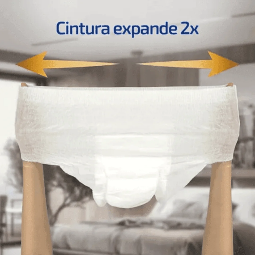 Kit Fraldas Geriátrica Fralda Calcinha Com 100 Unidades